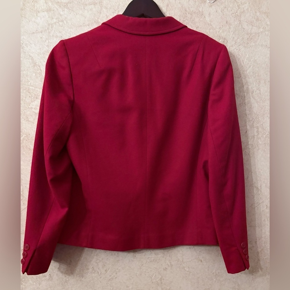 Pendleton Women's Wool Red Blazer - Picture 9 of 9